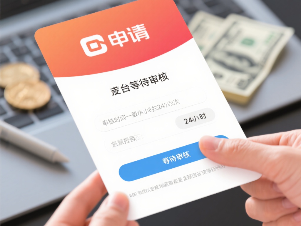 提交申请并等待审核：提交后，平台会对申请进行审核，